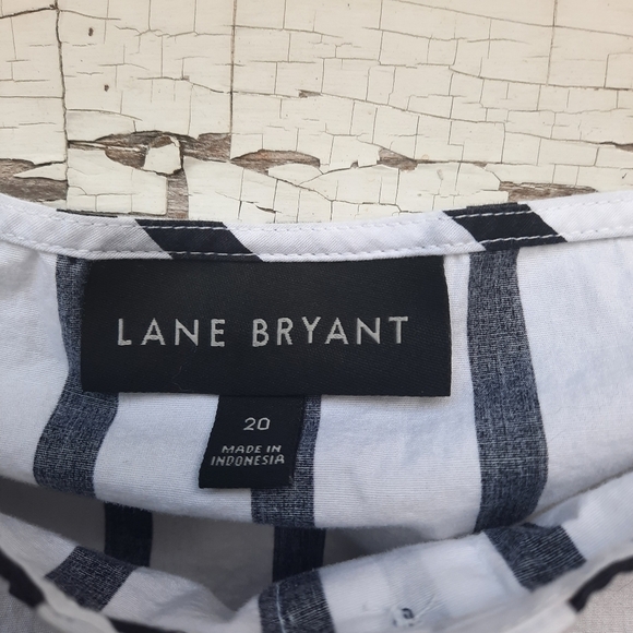 🌟 Lane Bryant striped shirt size 20 - Picture 5 of 6